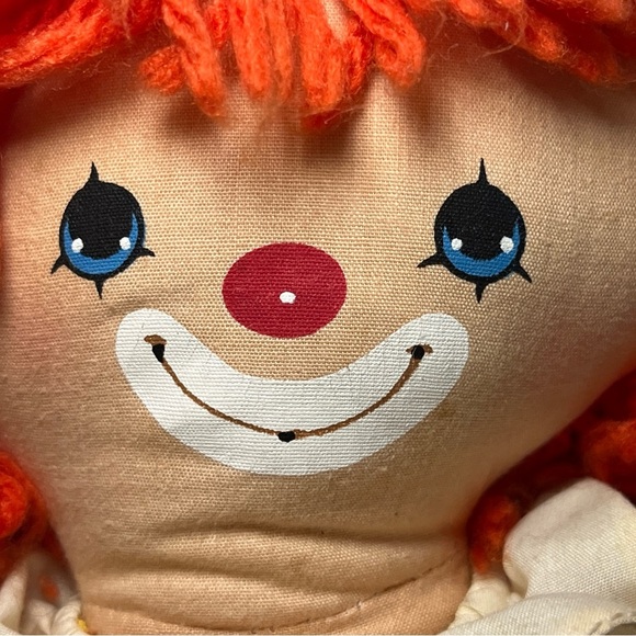 Vintage 1978 Knickerbocker ~ Half Pint ~ 13" Plush Clown Doll Preowned - Picture 10 of 15